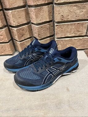 ASICS GEL-Kayano 26 FlyteFoam Men's Size 10 Blue Running Shoes 1011A541